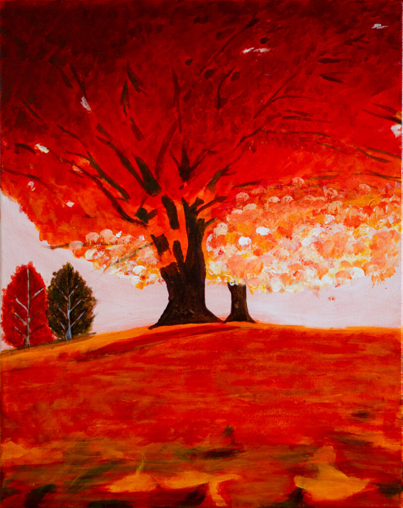 The Red Tree On A Hill (언덕 위에 붉은 나무)