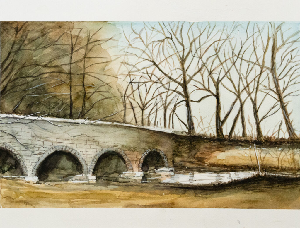 Bridge Over Quiet Waters (고요한 물 위으 다리)